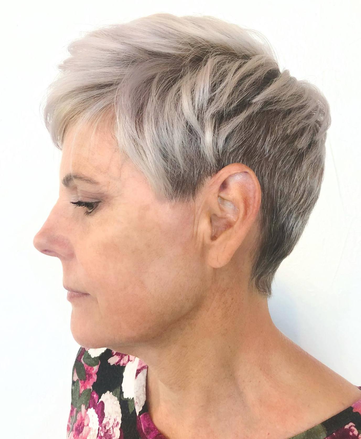 Short Chopped Undercut Hairstyle