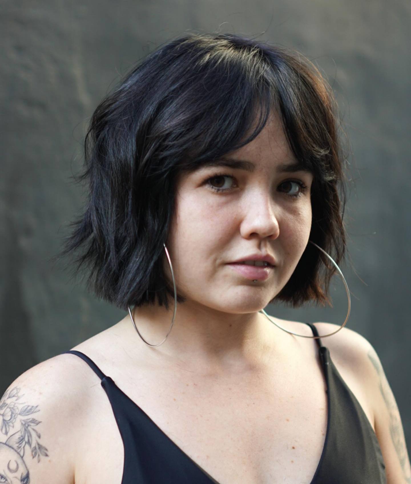 Wash-and-Go Wolf Cut Bob for Thick Hair