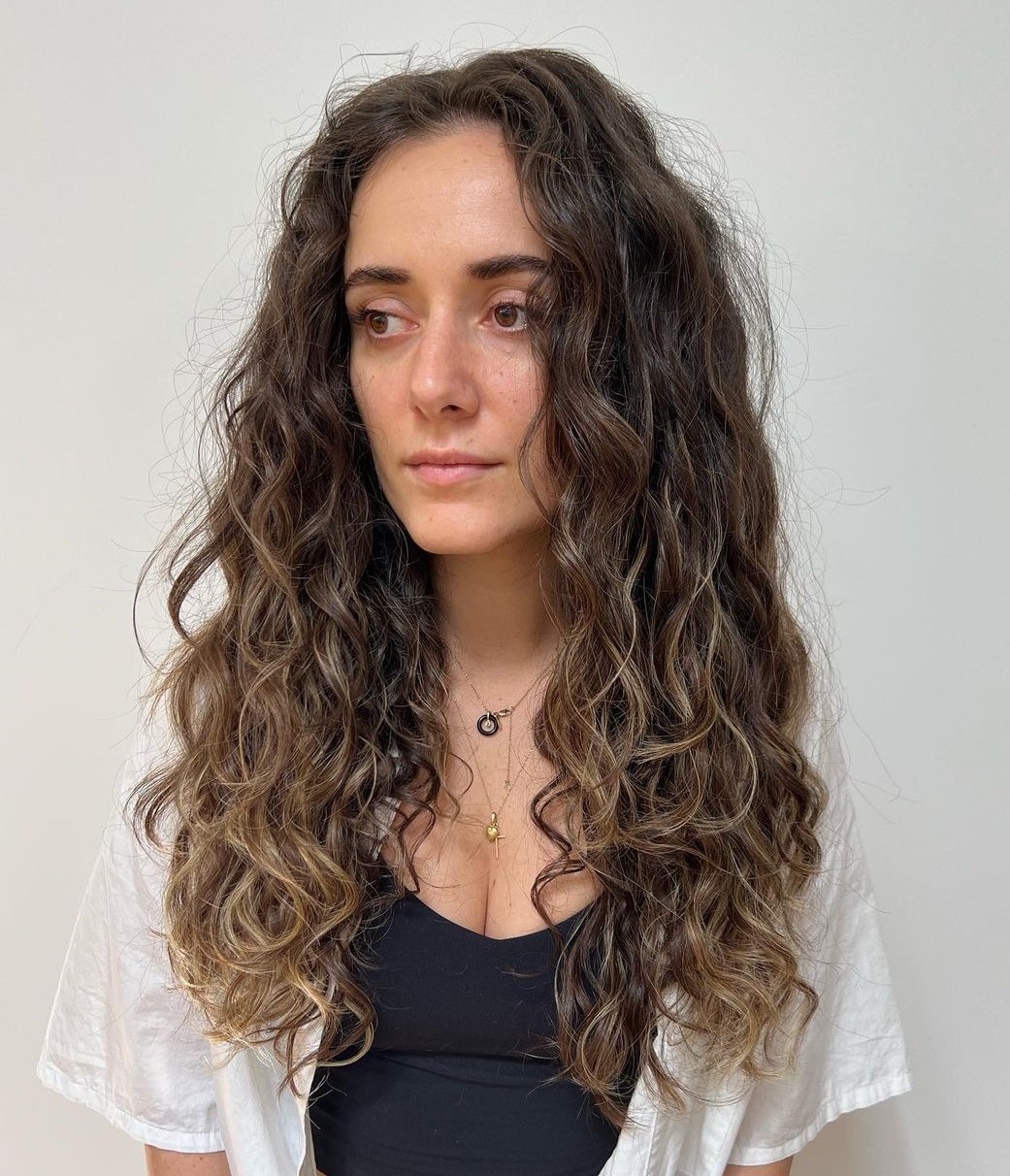 Long Wash-and-Go Curly Haircut