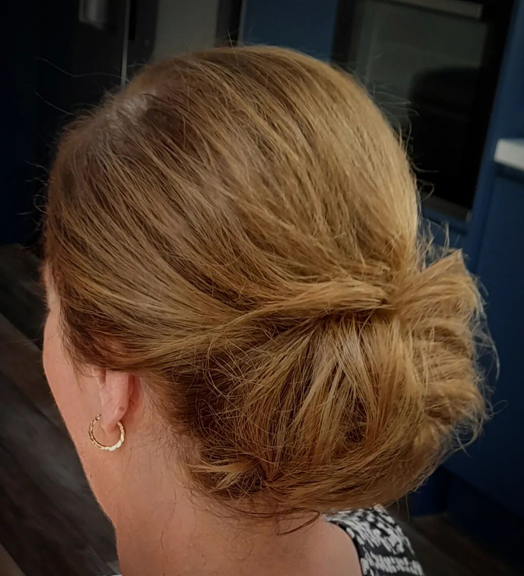 Neat Low Mother-of-the-Bride Updo