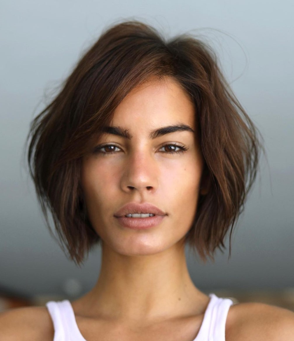 Wash-and-Go Chin-Length Textured Bob